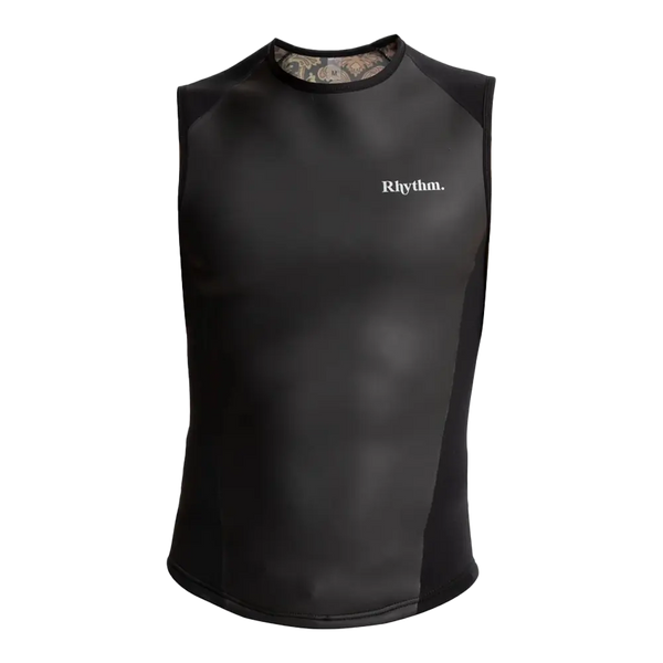 Rhythm - Top néoprène sans manche homme - Classic veste 2mm noir Surfshop - Shapers Club House