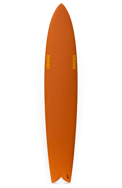Crime surfboards - Long fish - 10'5" Rust/Dijon Sample N' Co