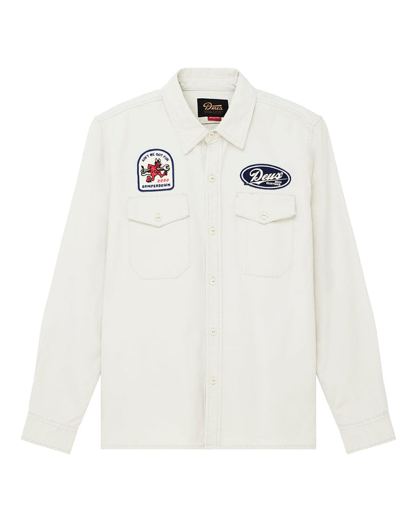 Deus Ex Machina - Vestes - Nomad shirt blanc