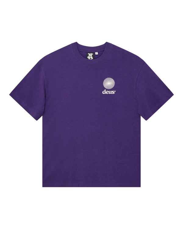 Deus Ex Machina - T-shirts - Strata tee violet