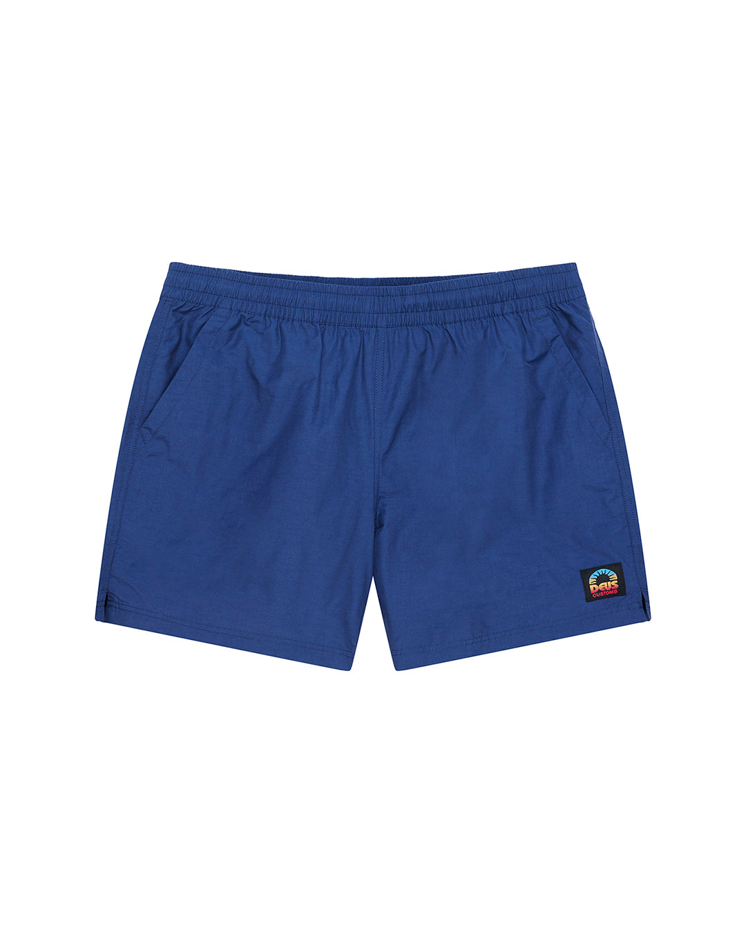 Deus Ex Machina Service Swim Short Mechanic Blue – vue à plat