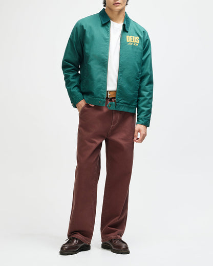 Veste Cutaway vert Deus Ex Machina, coton whipcord brodé – vue 6