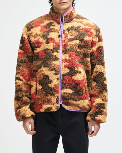 Polaire réversible Owen Deus Ex Machina, sherpa camo et noir – vue 1