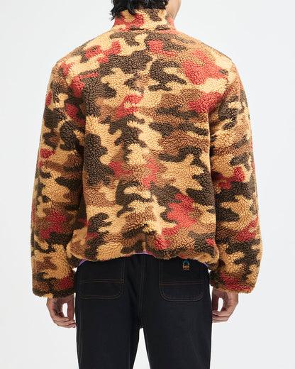 Polaire réversible Owen Deus Ex Machina, sherpa camo et noir – vue 2