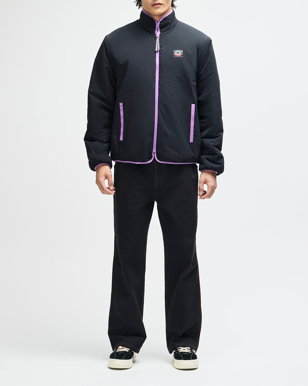 Polaire réversible Owen Deus Ex Machina, sherpa camo et noir – vue 6