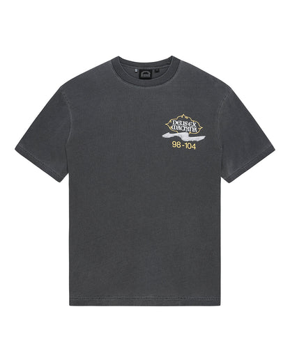 Deus Ex Machina Easy Peacey Tee Anthracite Grey – vue à plat
