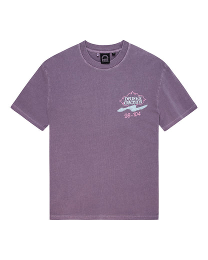 Deus Ex Machina Easy Peacey Tee Grape Purple – vue à plat