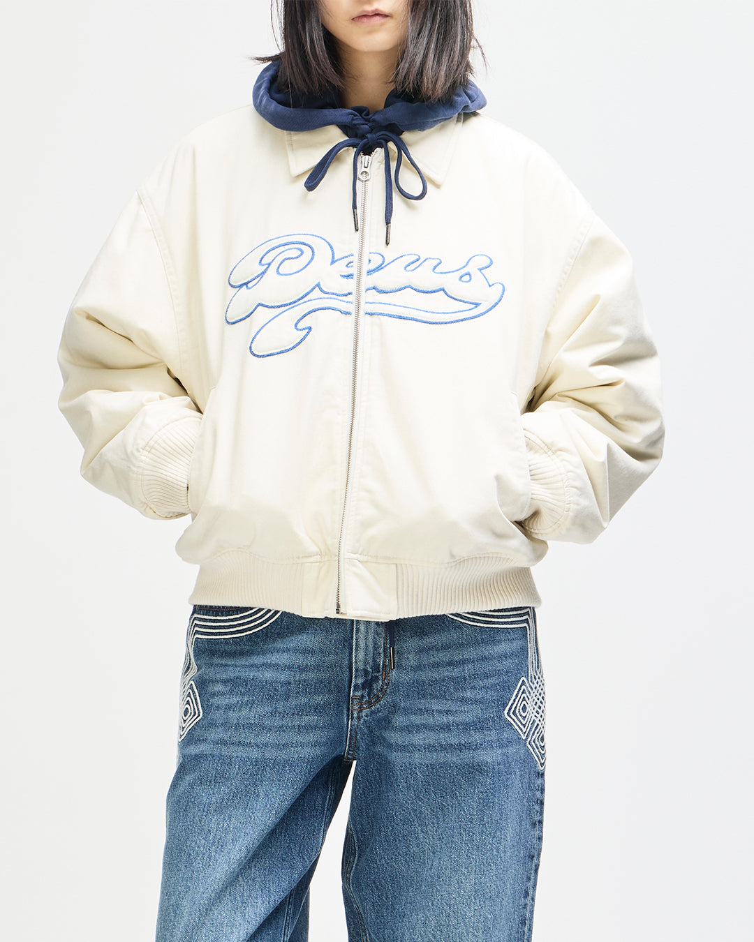 Veste Runner-Up blanche Deus Ex Machina – vue 1