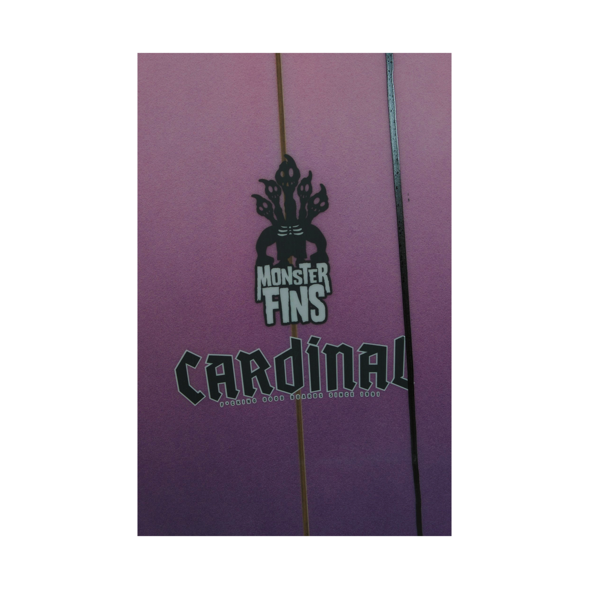 Cardinal surfboards - Monster fins twinzer swallow - 6'0" x 20 1/4" x 2 1/2" - 32.4 Cardinal Surfboards