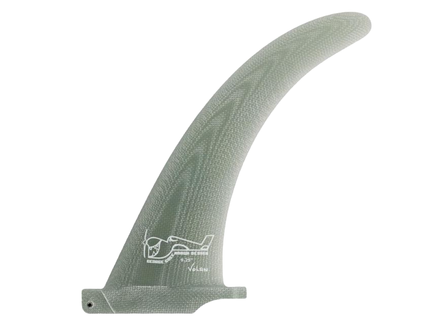 True ames - Ailerons Single - George greenough design High speed 8.9" gris True ames