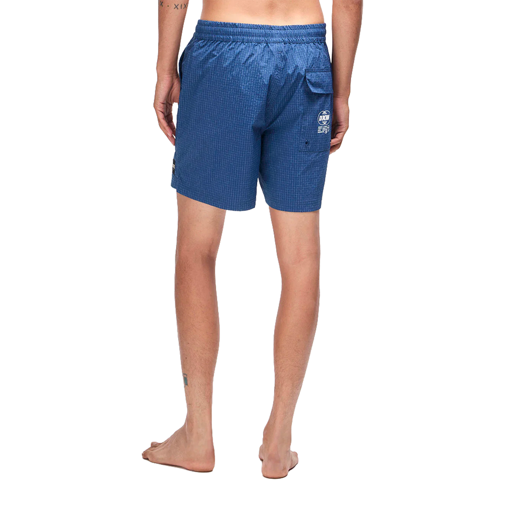 Deus Ex Machina - Boardshorts - Service swim short bleu Deus Ex Machina