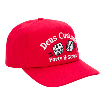 Deus Ex Machina - Casquettes - Knucklebones cap rouge Deus Ex Machina