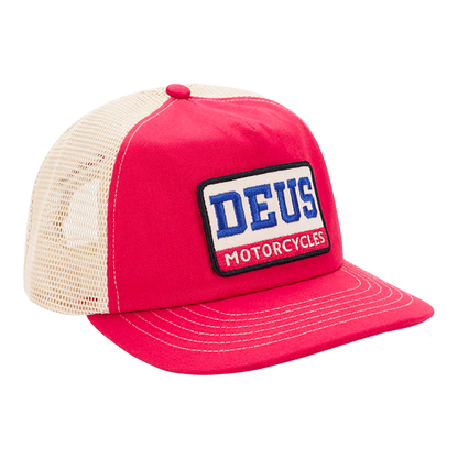 Deus Ex Machina - Casquettes - Malden trucker rouge Deus Ex Machina