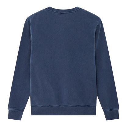 Deus Ex Machina - Sweats col rond - Shield garment dyed crew bleu Deus Ex Machina