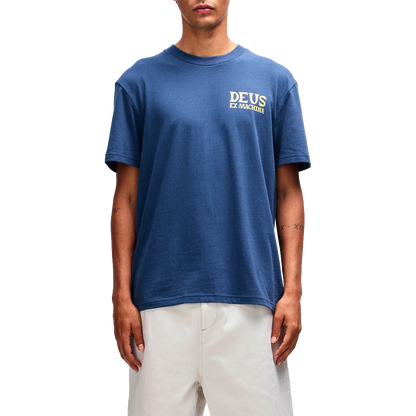 Deus Ex Machina - T-shirts - Chinook tee bleu Deus Ex Machina