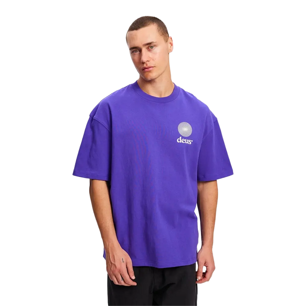 Deus Ex Machina - T-shirts - Strata tee violet Deus ex machina