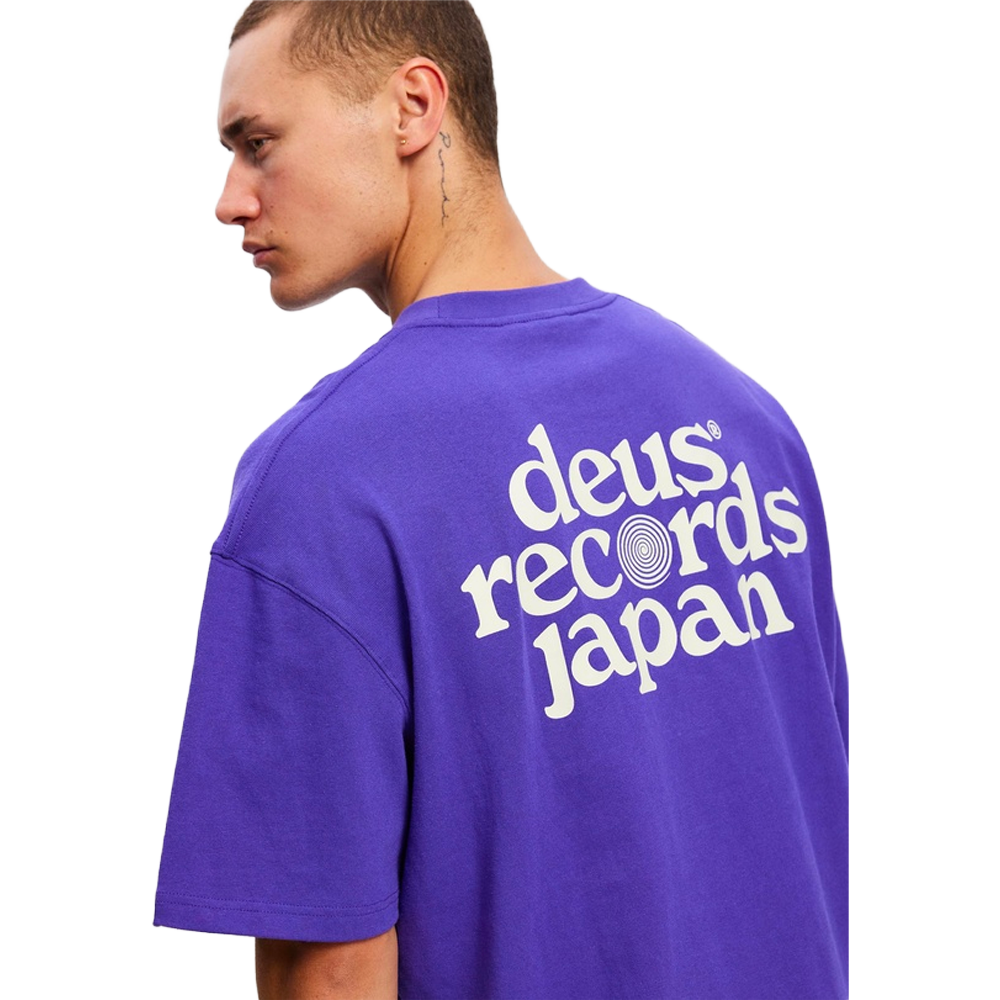 Deus Ex Machina - T-shirts - Strata tee violet Deus Ex Machina