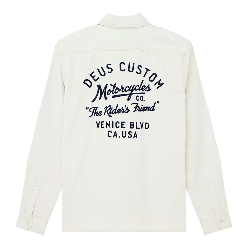 Deus Ex Machina - Vestes - Nomad shirt blanc Deus Ex Machina