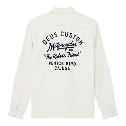 Deus Ex Machina - Vestes - Nomad shirt blanc Deus Ex Machina