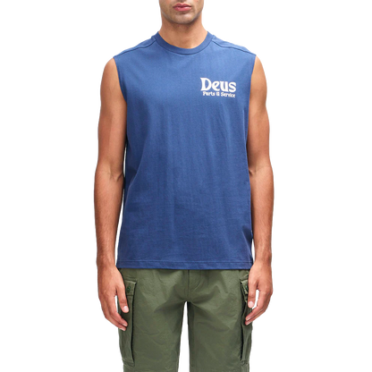 Deus ex machina - Débardeur - Knucklebones muscle bleu Deus ex machina