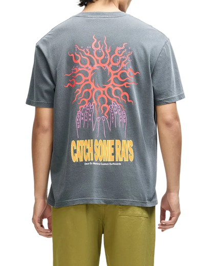 Deus ex machina - T-shirts - Catchin rays tee gris Deus ex machina