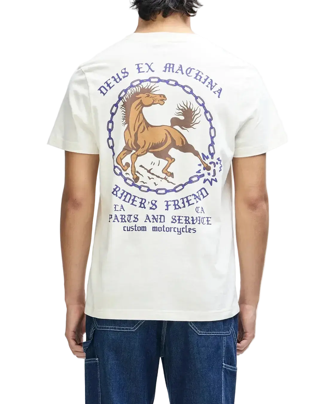 Deus ex machina - T-shirts - Unchained tee blanc Deus ex machina