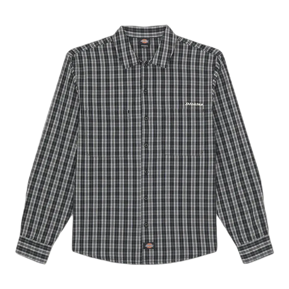 Dickies - Chemises - Wellsville shirt ls - Noir Dickies