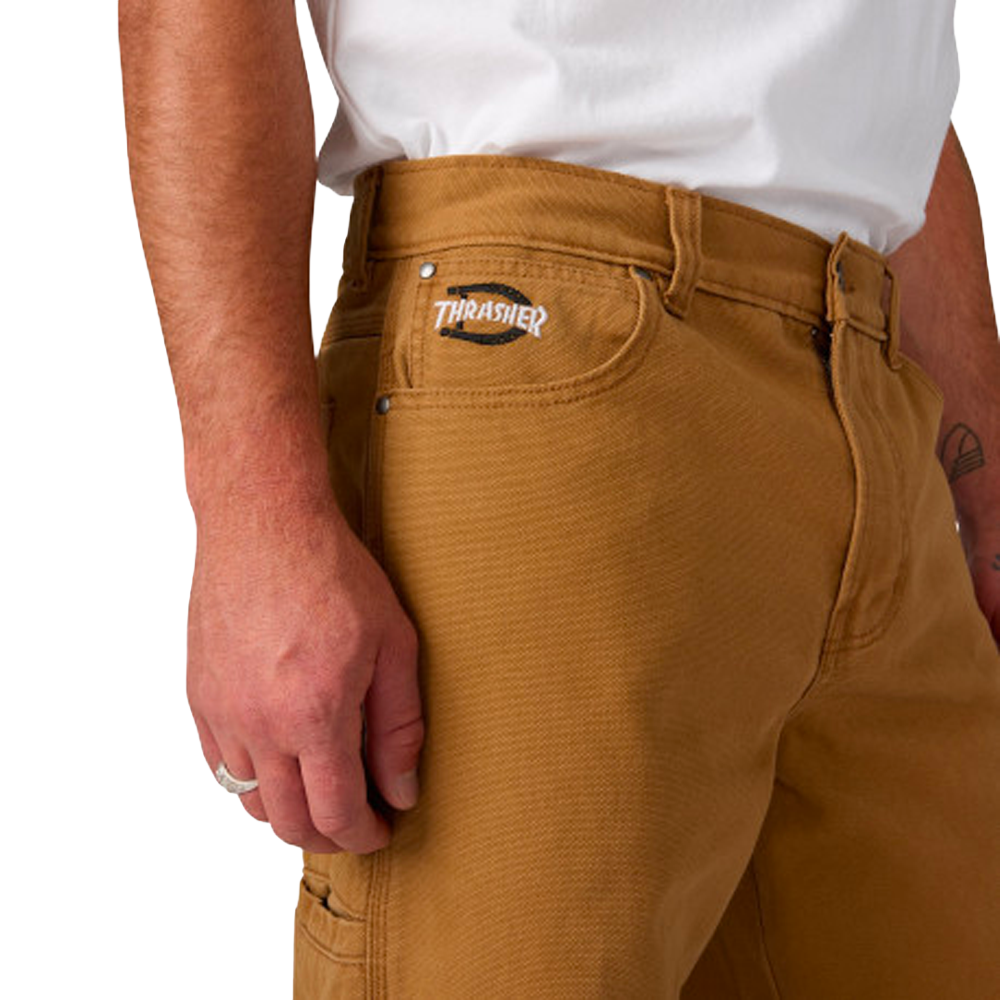Dickies - Pantalon homme - Thrasher X Dickies marron