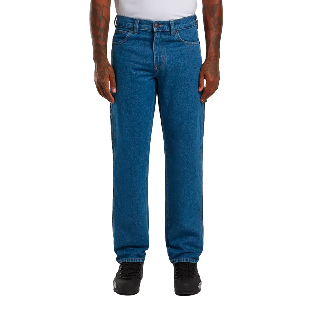 Dickies - Pantalons - 993 regular tapered carp - Bleu Dickies