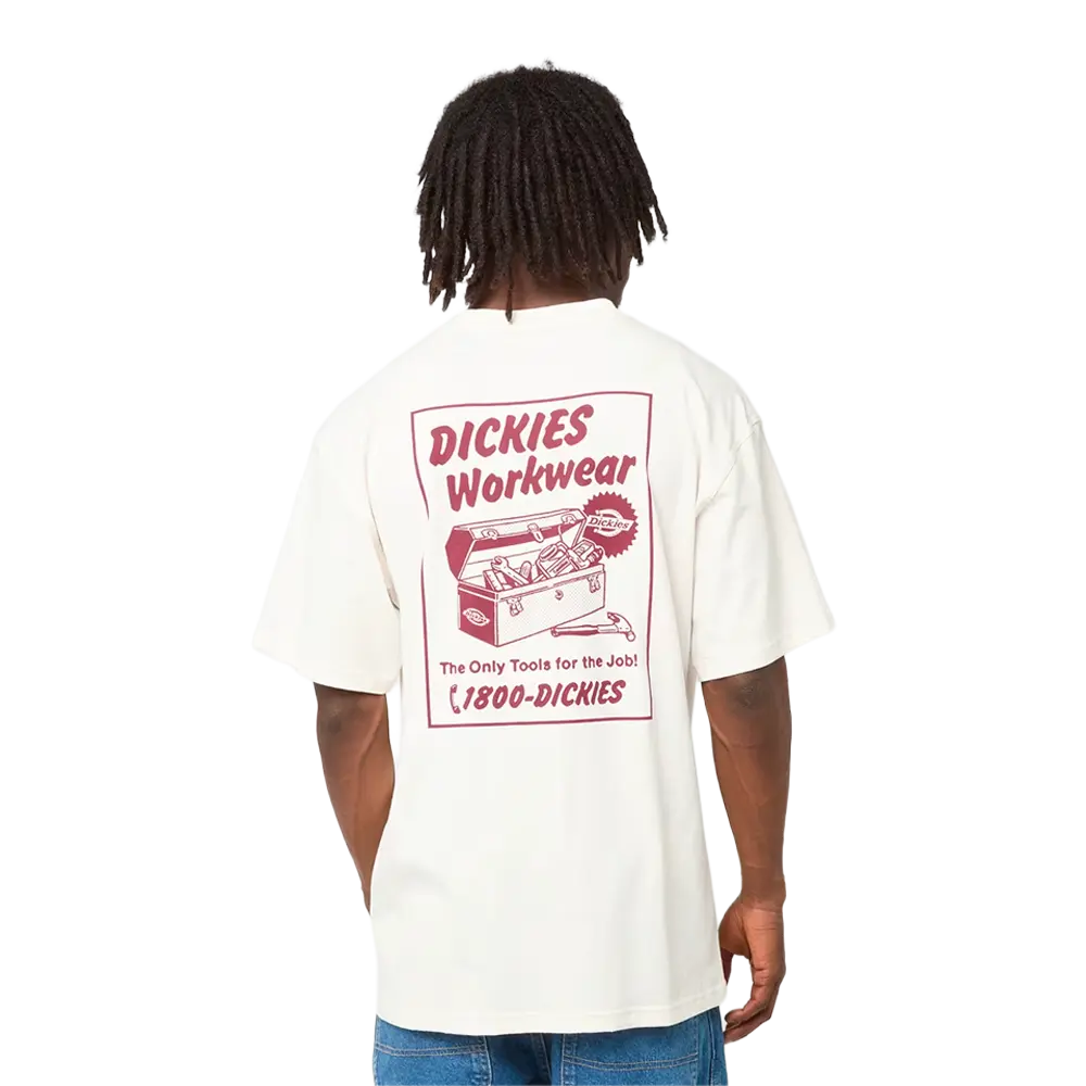 Dickies - T-shirts - Dry Ridge Ss Tee Egret blanc cassé VF France