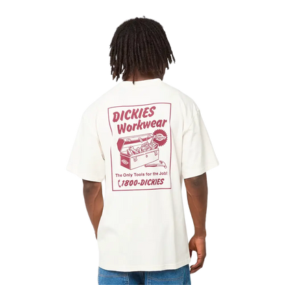 Dickies - T-shirts - Dry Ridge Ss Tee Egret blanc cassé VF France