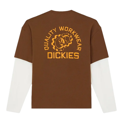 Dickies - T-shirts - Payson 2fer tee - Marron Dickies