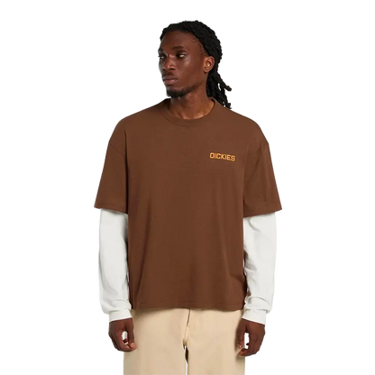 Dickies - T-shirts - Payson 2fer tee - Marron Dickies