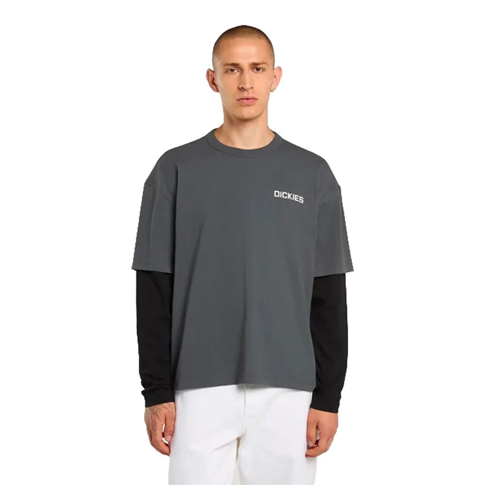 Dickies - T-shirts - Payson 2fer tee - Noir Dickies