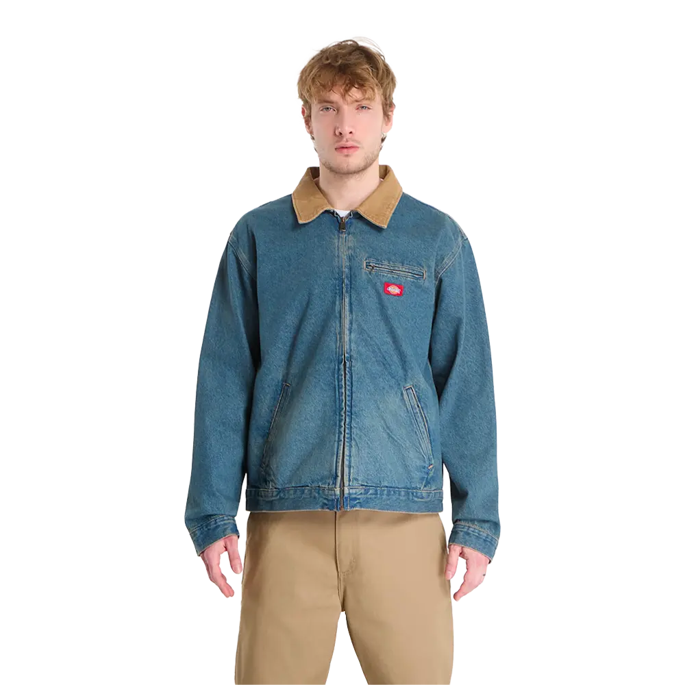 Dickies - Vestes - Denim Painter Jacket Khaki Tntd B kaki VF France