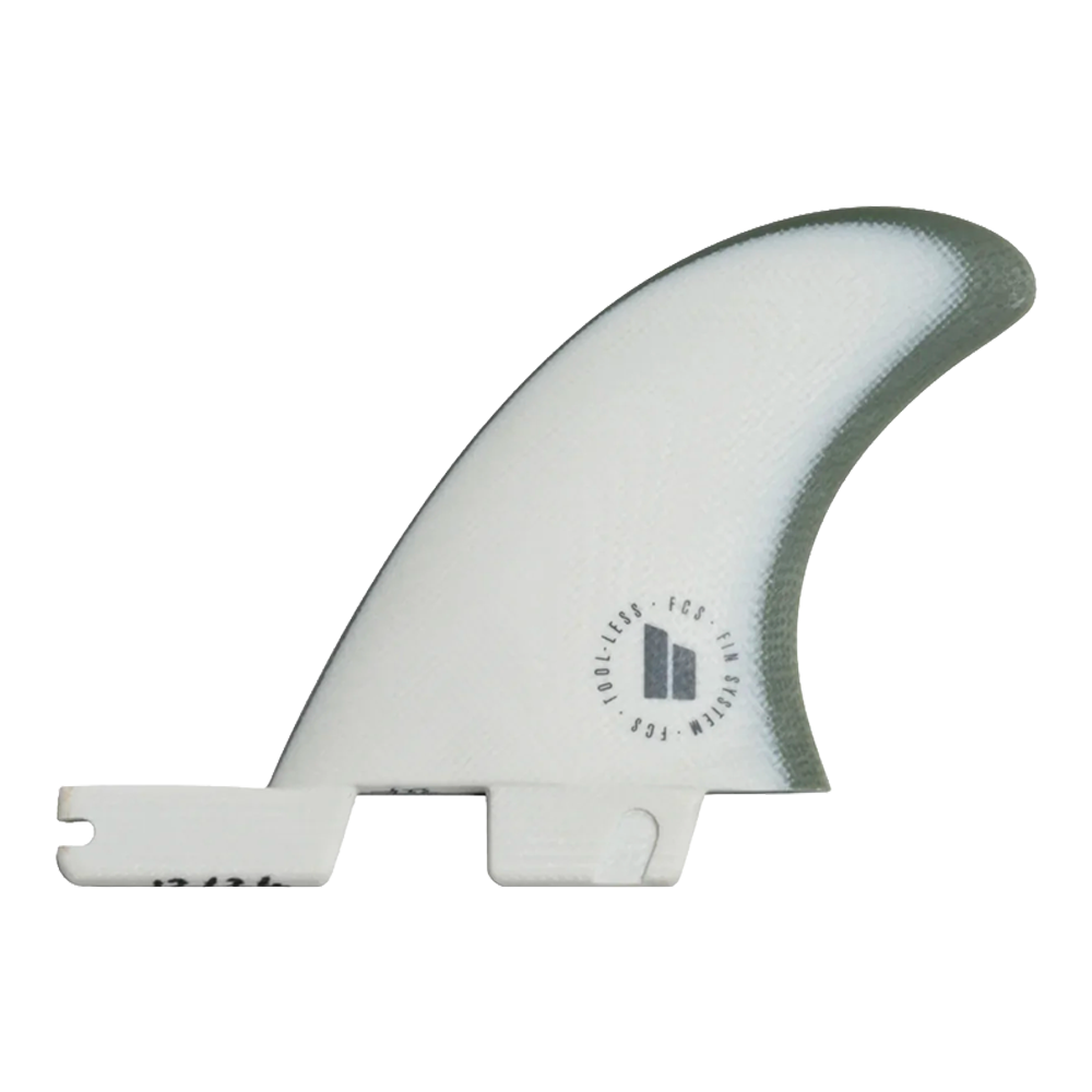 FCS II - Ailerons Side Bytes - FCS II Mid Side Byte PG Fibre de verre blanc Surf Hardware International
