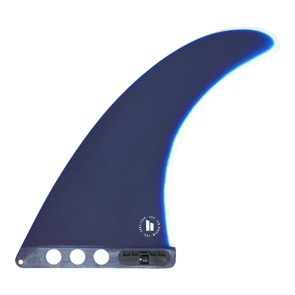 FCS II - Ailerons Single - Connect Fibre de verre 8" Cali blue