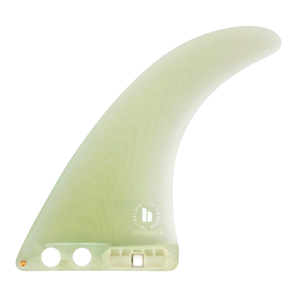 FCS II - Ailerons Single - Connect PG Fibre de verre 7 gris Surf Hardware International