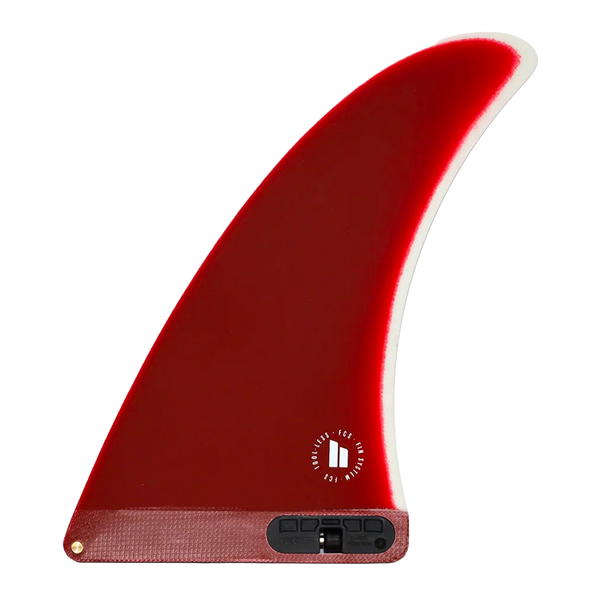 FCS II - Fins Single - Glass fiber rod 7" Rust red