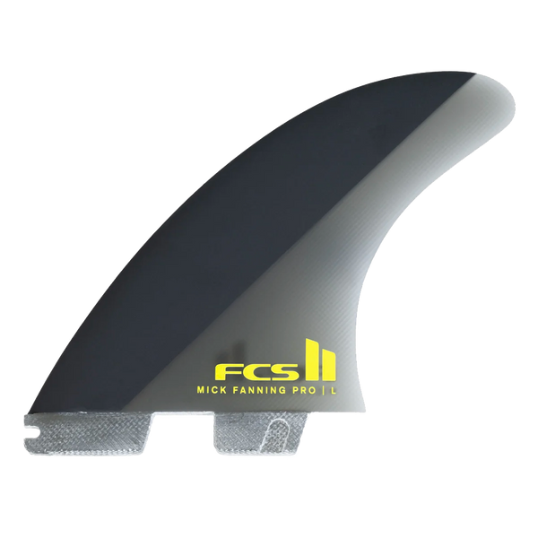 FCS II - Ailerons Thrusters - Mick Fanning pro Performance glass Noir