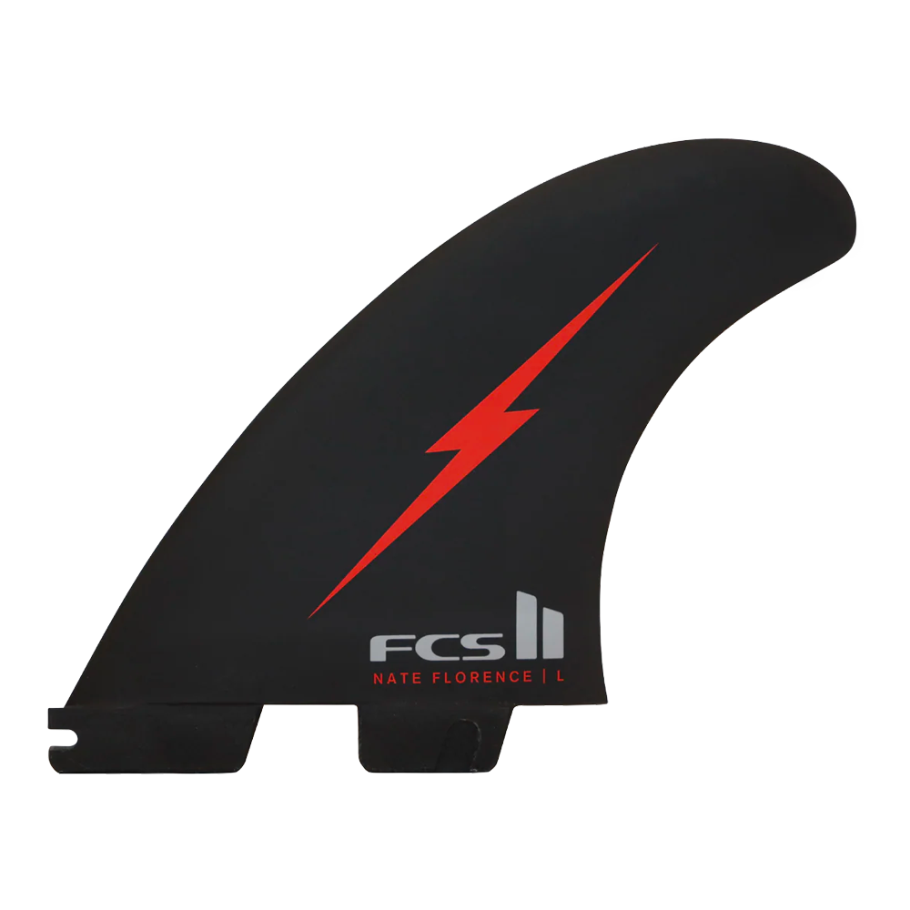 FCS II - Ailerons Thrusters - Nathan Florence PC Tri Performance Core noir Surf Hardware International