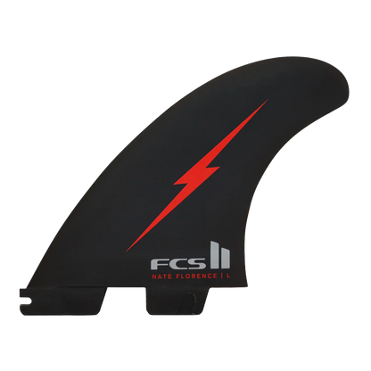 FCS II - Ailerons Thrusters - Nathan Florence PC Tri Performance Core noir Surf Hardware International