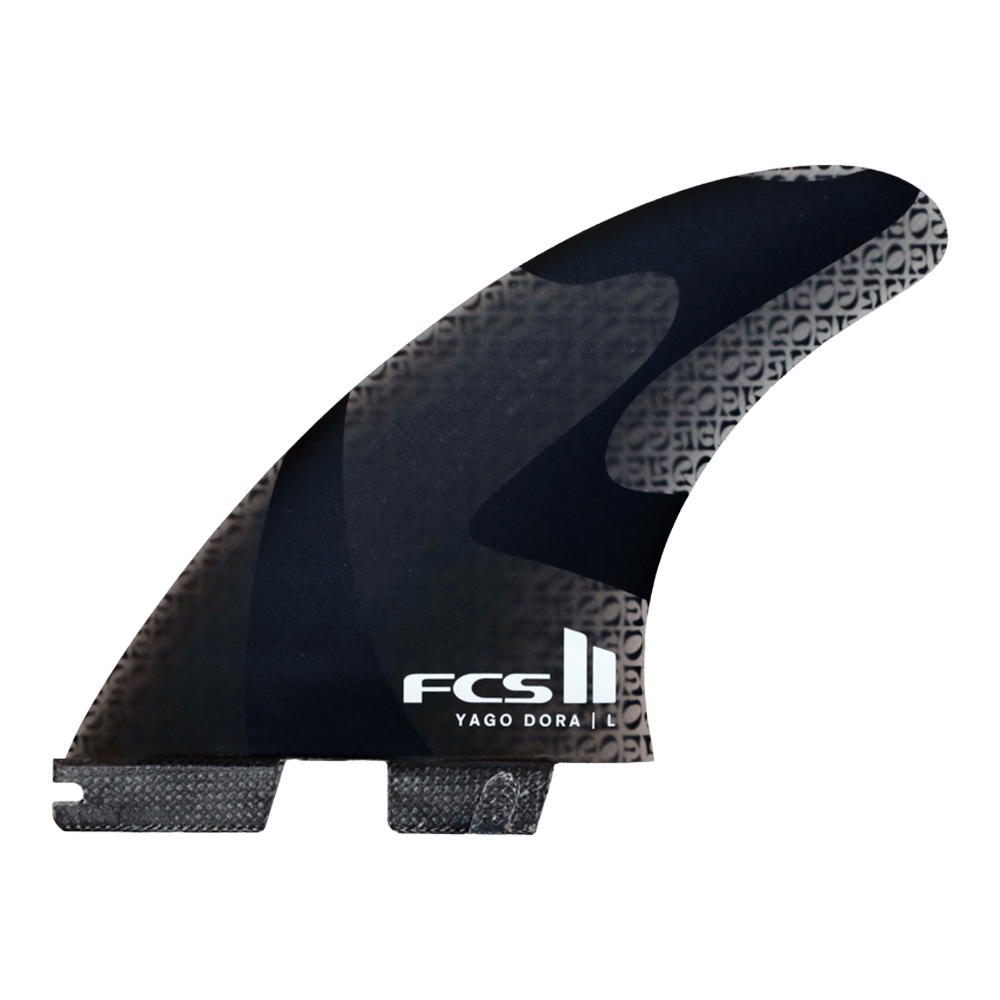 FCS II - Ailerons Thrusters - Yago Daro Fibre de verre noir Surf Hardware International