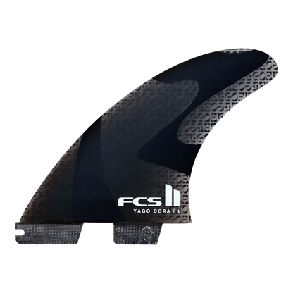 FCS II - Ailerons Thrusters - Yago Daro Fibre de verre noir Surf Hardware International