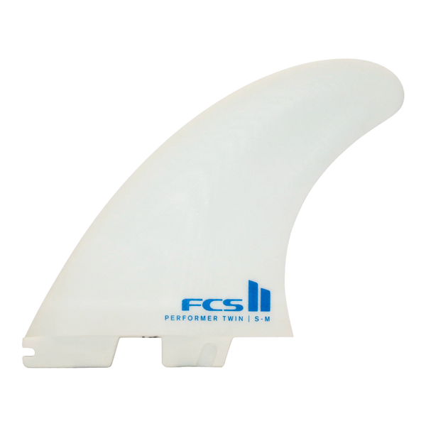 FCS II - Ailerons Twin + 1 - Performer Fibre de verre White