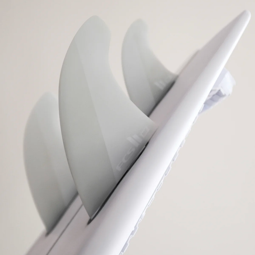 FCS Ⅱ - Aileron twin+1 - Mick Fanning PC blanc