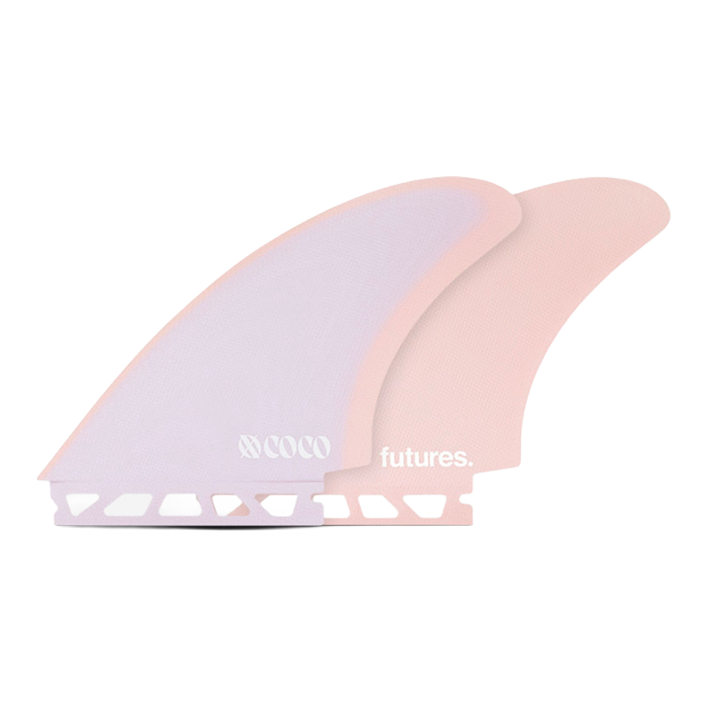 Futures - Ailerons Keels - Xoxo Coco Fibre de verre rose Viral surf