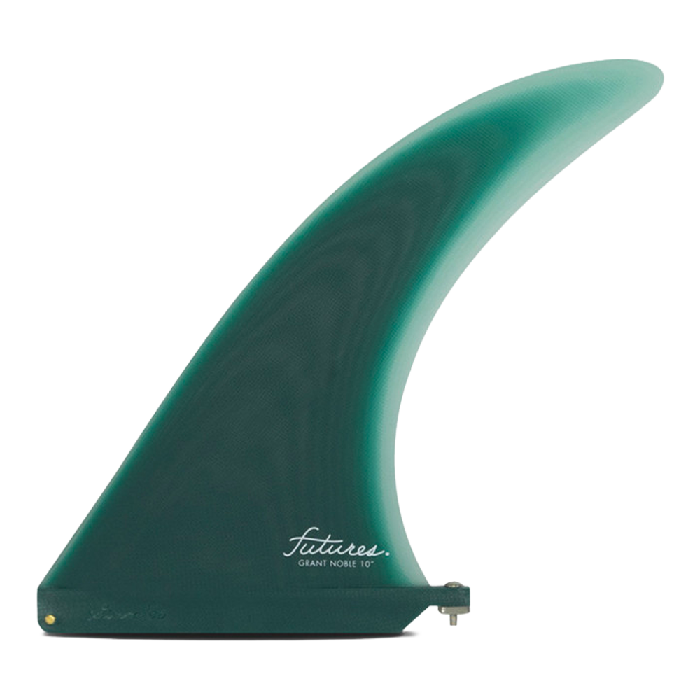 Futures - Ailerons Single - Grant Noble Fibre de verre 10" vert Viral surf