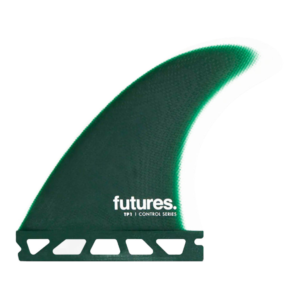 Futures - Ailerons Thrusters - FTP1 control series Fibre de verre vert Viral surf