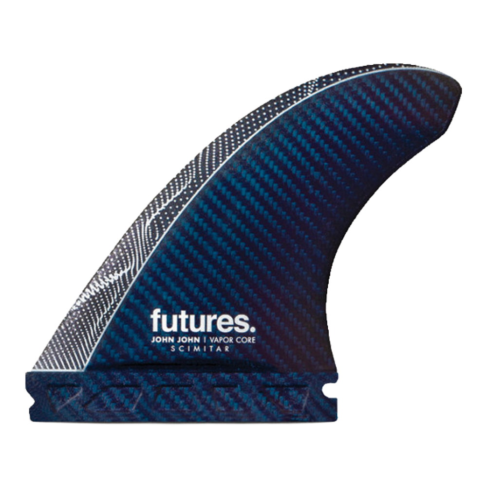 Futures - Ailerons Thrusters - John John Florence scimitar vapor core Carbon Bleu Viral surf